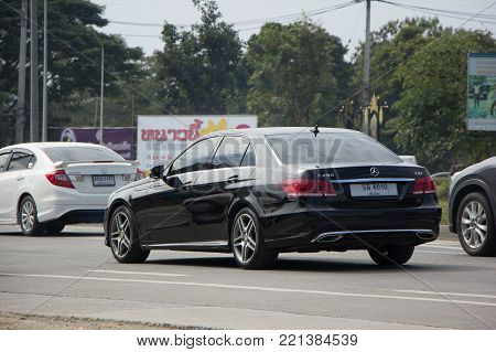 Luxury Car White Mercedes Benz E250