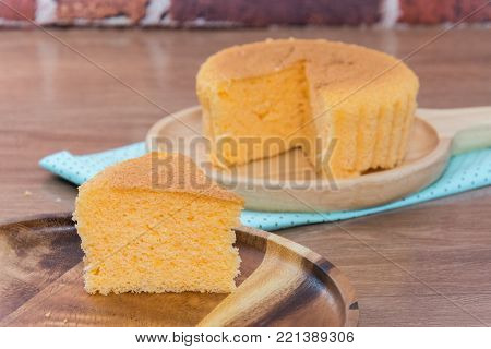 close up of Thai dessert trolley on plate