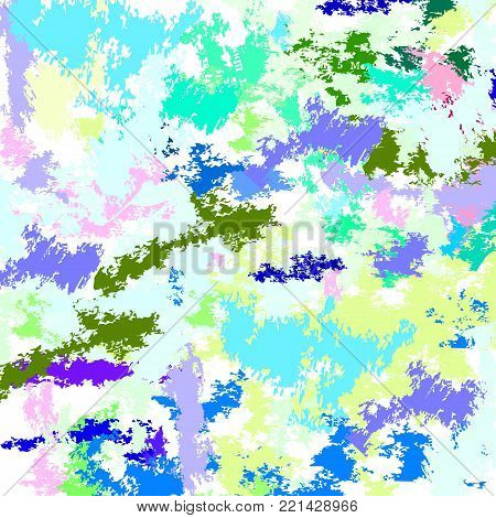 Spray paint. Gouache. Bright drops. Abstract background Vector illustration