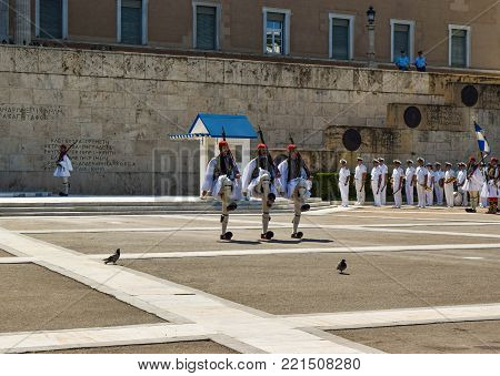 Change Of Guard In Athens.