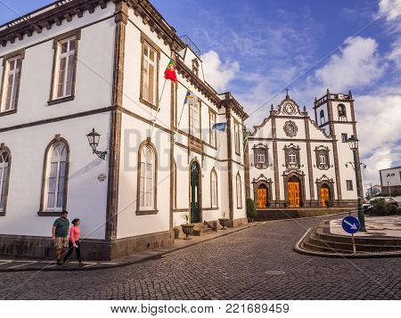 NORDESTE, AZORES, PORTUGAL - NOVEMBER 01, 2017: Nordeste in Sao Miguel island on Azores, Portugal.