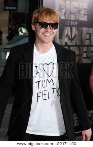 LOS ANGELES - heinäkuu 28: Rupert Grint saapuu 