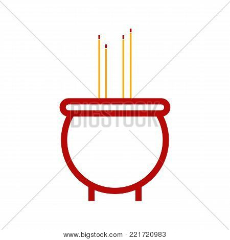 Abstract Chinese Hio Arse Symbol Vector Illustration Graphic Design