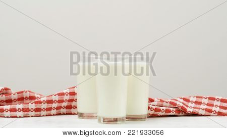 Natural lactose milk product. Calcium vitamin D healthy drink. Organic nutrition
