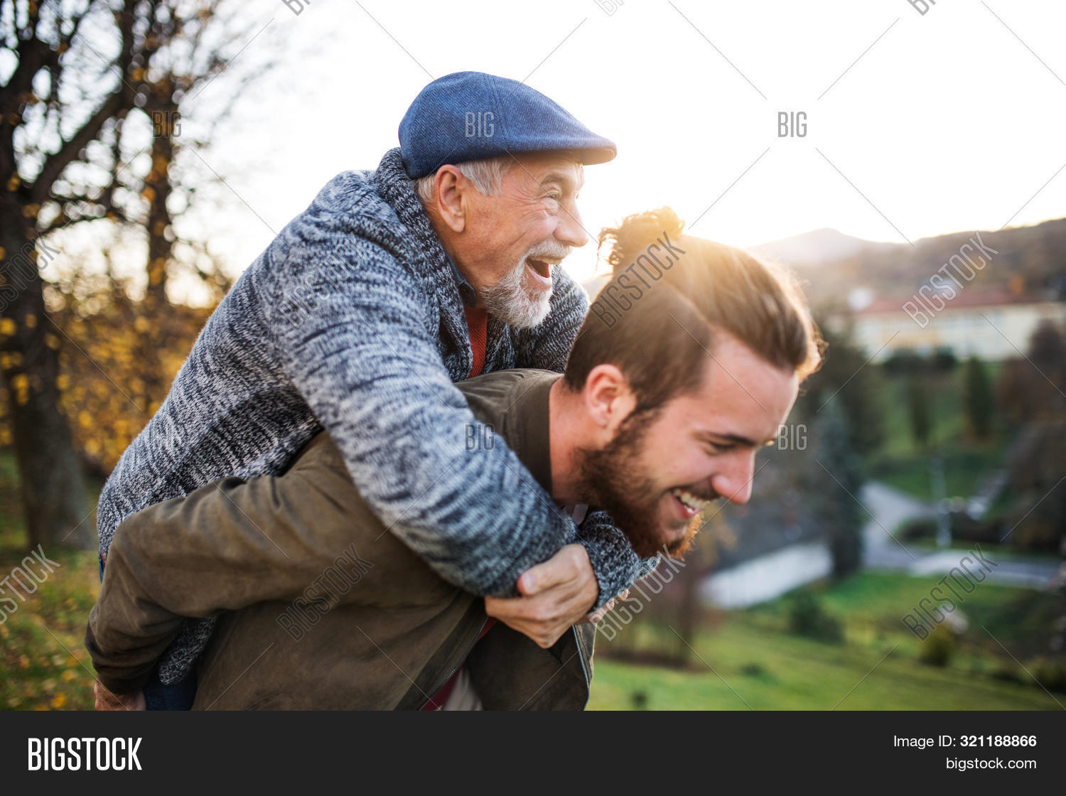 Senior Father His Son Image & Photo (Free Trial) Bigstock