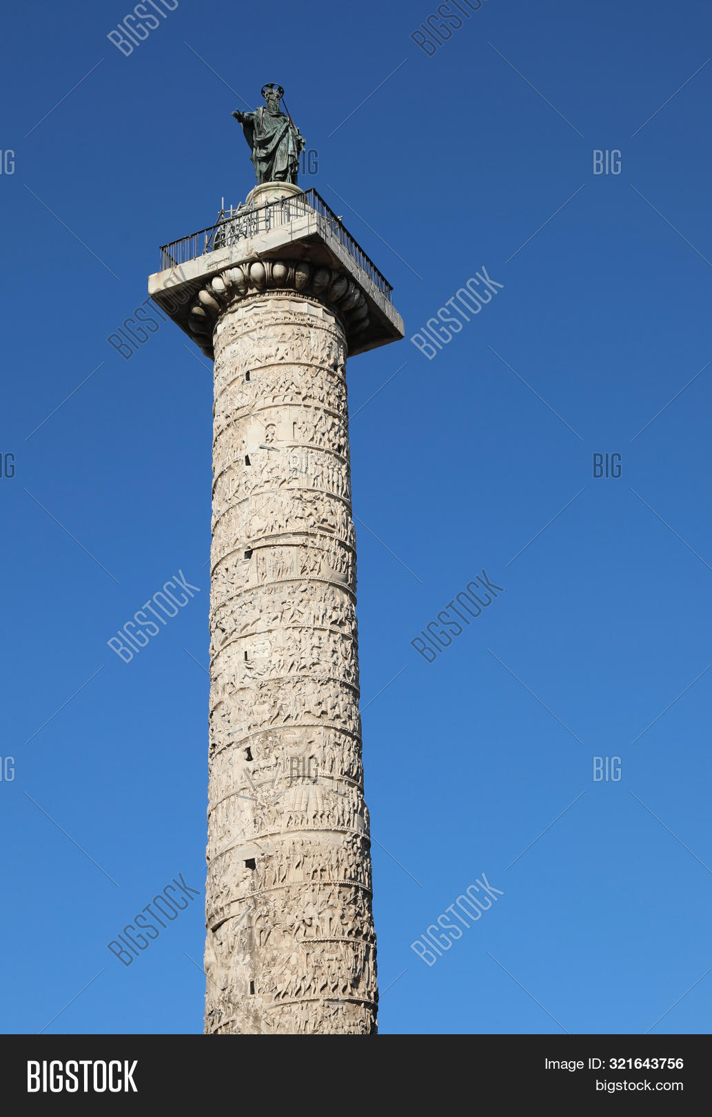 Column Marcus Aurelius Image & Photo (Free Trial) | Bigstock