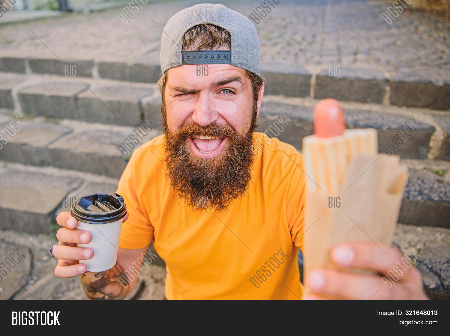Guy Eating Hot Dog. Image & Photo (Free Trial) Bigstock