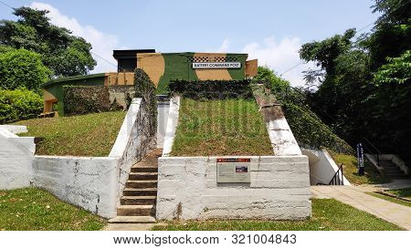 Singapore- 06 Sep, 2019: Mount Imbiah Battery Located In Sentosa Island, Singapore. The Mount Imbiah
