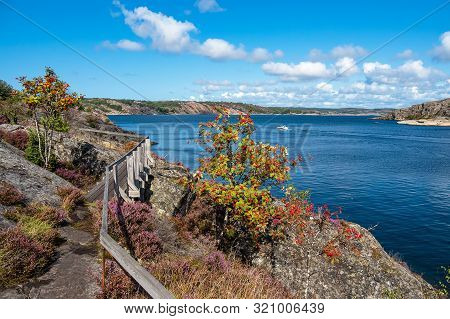 View To The Island Dyroen In Sweden.