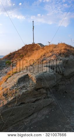 Amazing Sunset Seascape Of The Coastline Of Lozenets, Burgas Region, Bulgaria