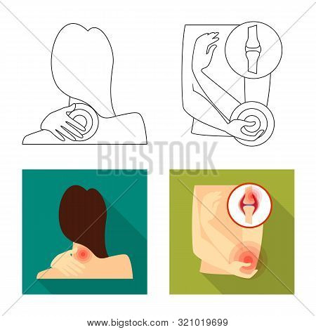 Vector Illustration Of Hospital And Rendering Symbol. Collection Of Hospital And Help Stock Vector I