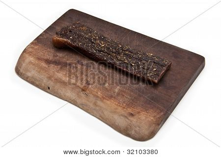 Biltong sudafricano (beef jerky)