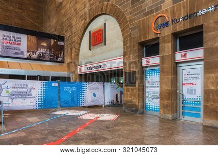 Stuttgart,germany - September 06,2019:main Station This Is The Old Centre Of Travel Of Deutsche Bahn