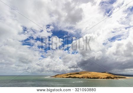 View From Viewpoint Near Opononi, New Zealand