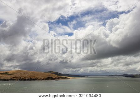 View From Viewpoint Near Opononi, New Zealand