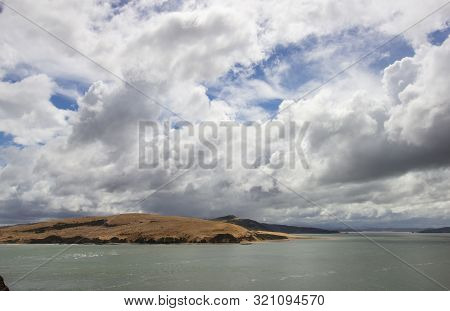 View From Viewpoint Near Opononi, New Zealand