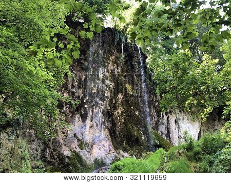 Waterfall Skakavac In A Forest Park Jankovac Or Slap Skakavac U Park Sumi Jankovac - Papuk Nature Pa