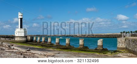 A Tower Of Signaux, Adour River, Anglet, France