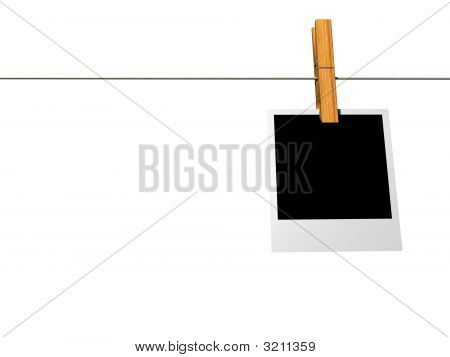 Instant photo frame
