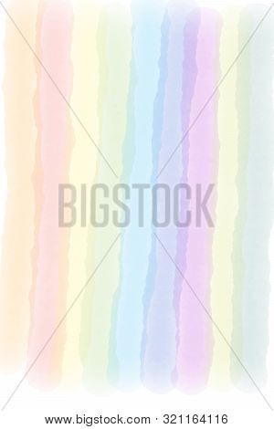 Watercolor Paint Abstract Pattern With Colorful Ellipse Between The Colors Red Pink Violet Yellow Gr