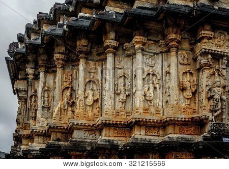 Sharadamba Temple, On The Banks Of The Tanga River, In Springeri.