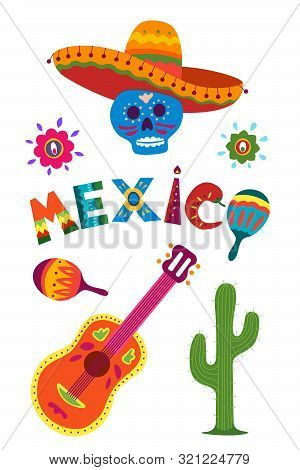 Mexico Typography Vector Photo Free Trial Bigstock