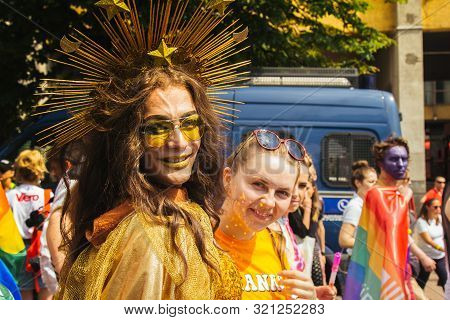 Kiev, Ukraine, 06.23.2019. Lgbt Parade, March Of Equality For The Rights Of Gays, Lesbians, Transves