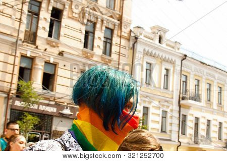 Kiev, Ukraine, 06.23.2019. Lgbt Parade, March Of Equality For The Rights Of Gays, Lesbians, Transves