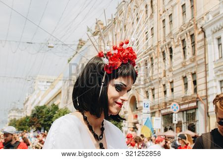 Kiev, Ukraine, 06.23.2019. Lgbt Parade, March Of Equality For The Rights Of Gays, Lesbians, Transves