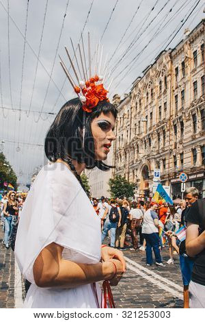 Kiev, Ukraine, 06.23.2019. Lgbt Parade, March Of Equality For The Rights Of Gays, Lesbians, Transves