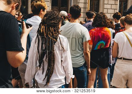 Kiev, Ukraine, 06.23.2019. Lgbt Parade, March Of Equality For The Rights Of Gays, Lesbians, Transves