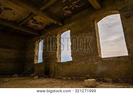 View Of The Sky From The Old Primary School Miguel Hidalgo, In The Old Town San Antonio De Padilla, 