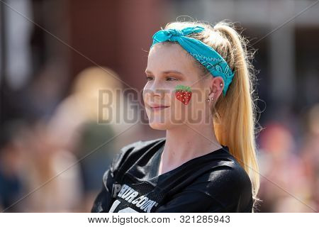 Buckhannon, West Virginia, Usa - May 18, 2019: Strawberry Festival, Members Of The Upshur County Twi