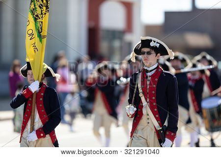 Benton Harbor, Michigan, Usa - May 4, 2019: Blossomtime Festival Grand Floral Parade, Young Men Wear