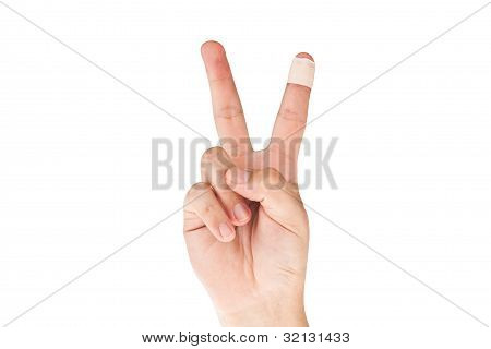 Finger With Bandage