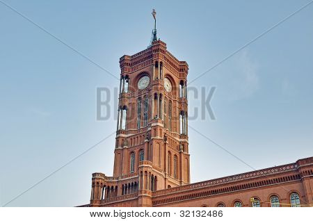Il Rotes Rathaus a Berlino, Germania