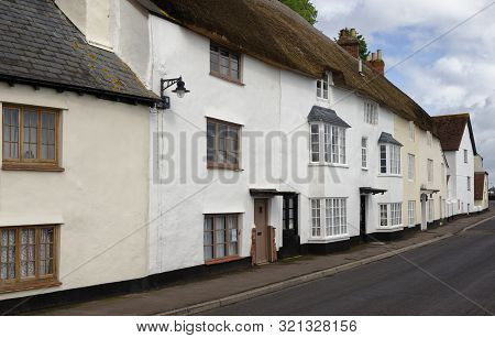 Thatched Harbourside Cottages At Minehead Old Harbour, Somerset