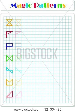 Continue The Pattern With Crayons Or Felt-tip Pens