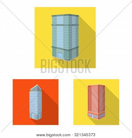 Vector Design Of Construction And Building Symbol. Collection Of Construction And Estate Vector Icon