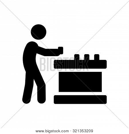 boggle line icon on white background. sign symbol