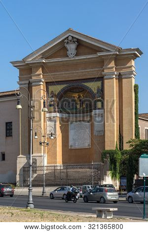 Rome, Italy - June 25, 2017: Basilica Of San Giovanni In Laterano (basilica Di San Giovanni In Later