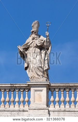 Rome, Italy - June 25, 2017: Basilica Of San Giovanni In Laterano (basilica Di San Giovanni In Later