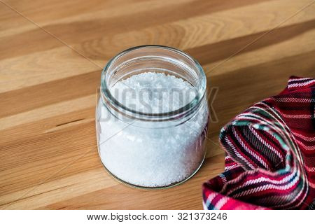 Maldon Sea Salt Flakes In Jar. Ready To Use.