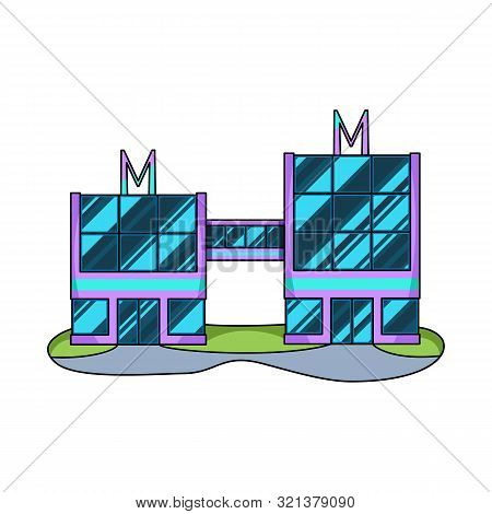 Vector Illustration Of Shopping And Center Icon. Set Of Shopping And Store Vector Icon For Stock.