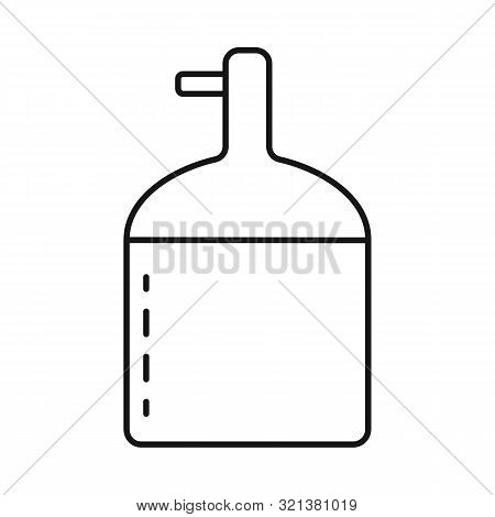 Vector Illustration Of Bottle And Drink Icon. Set Of Bottle And Cold Stock Vector Illustration.