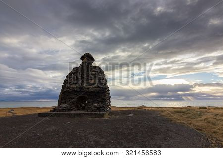 Views Near The Town Of Arnastapi In Iceland