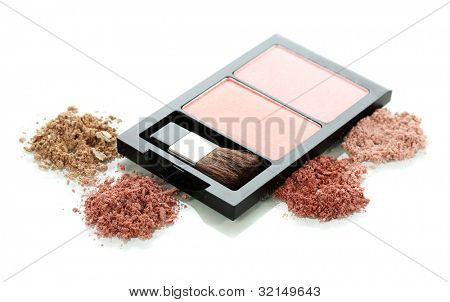 상자 흰색 절연 메이크업 블러셔