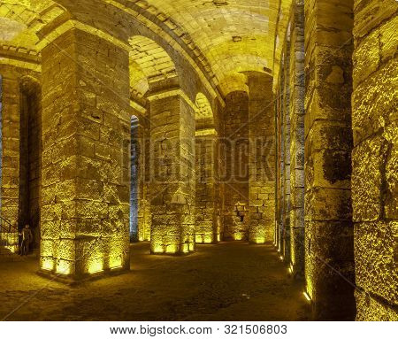 Underground Water Cistern In Dara Outside Mardin, Turkey