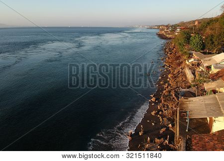 Beautiful Sunrise At Watudodol Beach Banyuwangi Indonesia