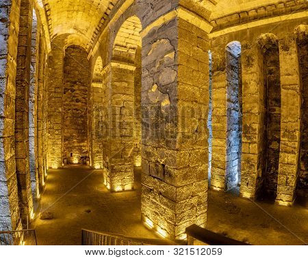 Underground Water Cistern In Dara Outside Mardin, Turkey